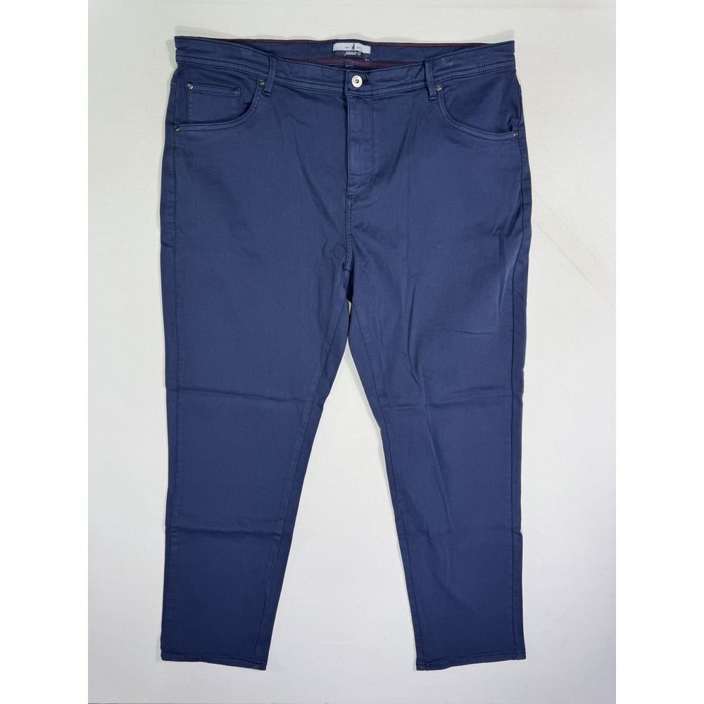 Johnnie-O Men’s 40x30 (40x29.5) Newport 5-Pocket Chino Cotton Pants Twilight